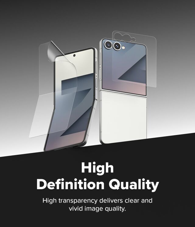 Защитный комплект Ringke 3 in 1 Protector Pro для Samsung Galaxy Flip 7 (8800293855965): фото 12 из 27