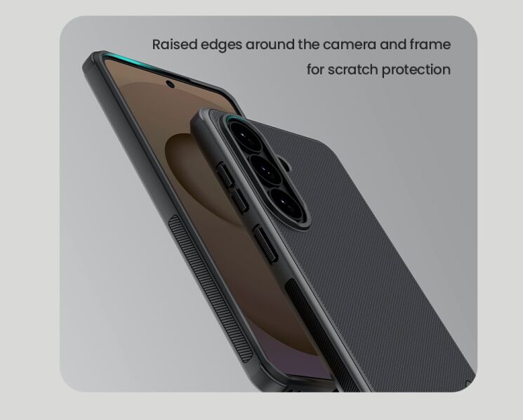 Защитный (PC+TPU) чехол NILLKIN Frosted Shield Pro Magnetic для Samsung Galaxy S26 - Black: фото 12 из 20