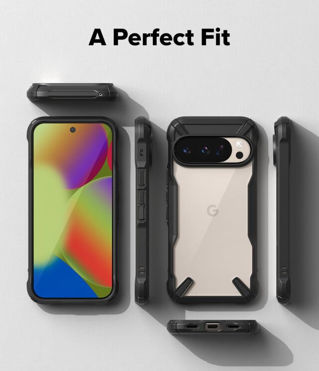 Защитный чехол Ringke Fusion X Design для Google Pixel 10 / 10 Pro (8800293857075) - Camo Black: фото 10 из 15