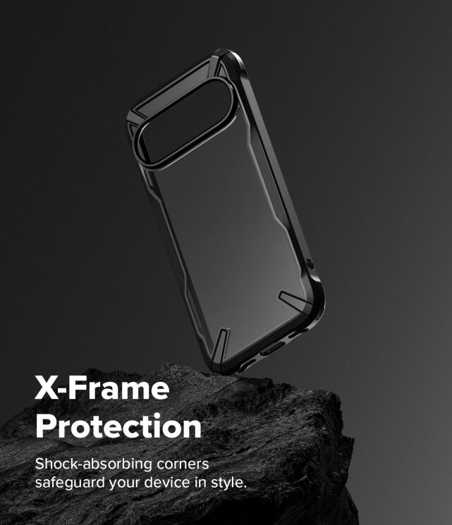 Защитный чехол Ringke Fusion X Design для Google Pixel 10 / 10 Pro (8800293857075) - Camo Black: фото 4 из 15