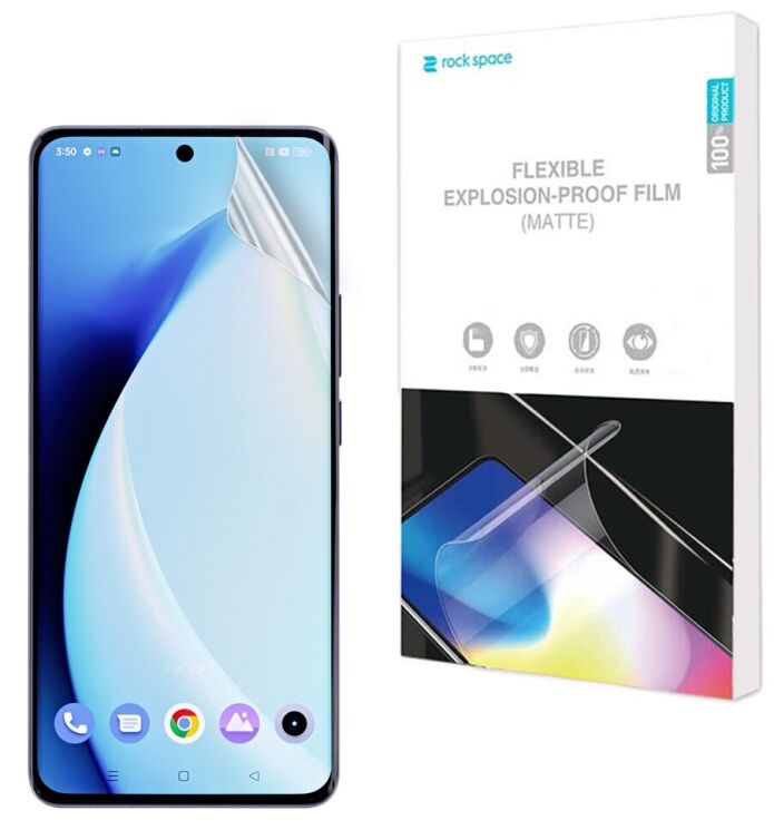 Антиблікова плівка на екран RockSpace Explosion-Proof Matte для Realme 10 Pro+: фото 1 з 8