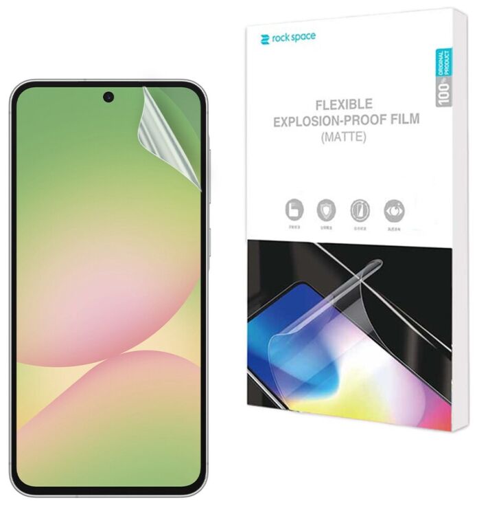 Антиблікова плівка на екран RockSpace Explosion-Proof Matte для Samsung Galaxy A56 (A566): фото 1 з 8