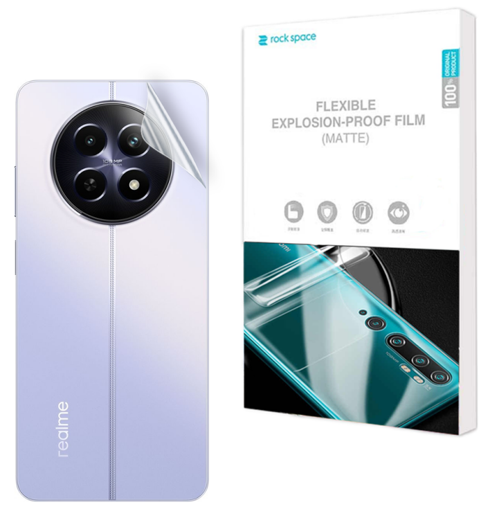 Антиблікова плівка на задню панель RockSpace Explosion-Proof Matte для Realme 12 5G: фото 1 з 9