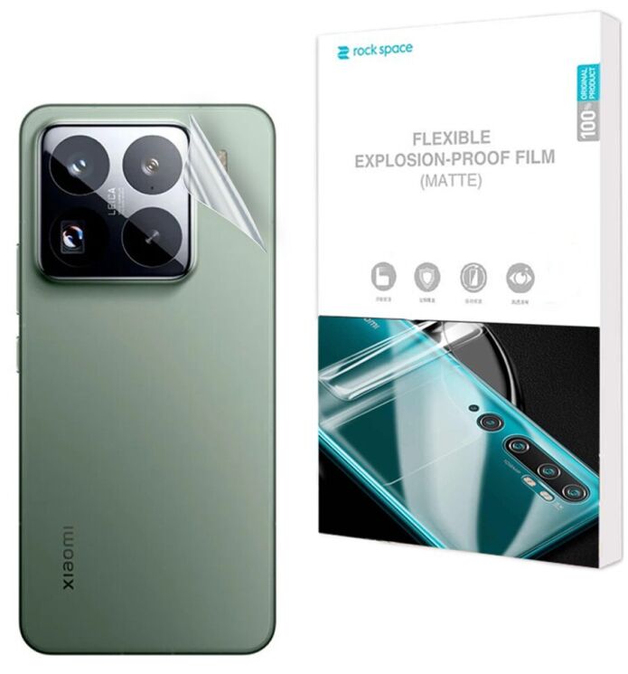 Антиблікова плівка на задню панель RockSpace Explosion-Proof Matte для Xiaomi 15 Pro: фото 1 з 9