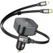 Автомобильное зарядное устройство Hoco NZ13 Clever PD30W + кабель Type-C to Lightning - Black (923282B). Фото 4 из 8