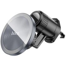 Автомобільний тримач Hoco H23 - Black / Metal gray: фото 1 з 9