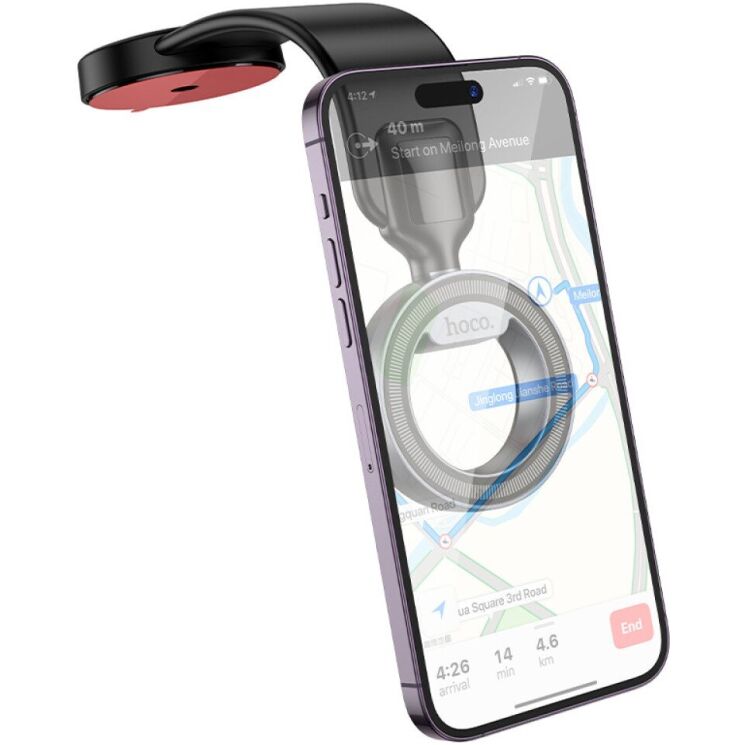 Автомобильный держатель Hoco H71 Totem - Black: фото 2 из 7