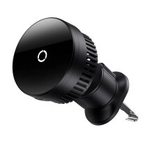 Автомобільний тримач із бездротовою зарядкою Baseus MagPro (15W) C40164100121-00 - Cosmic Black: фото 1 з 12