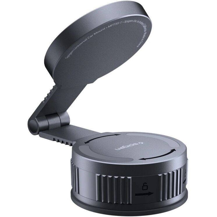 Автомобільний тримач Spigen Adhesive Dashboard Car Mount (ACP11659) ACP11660 - Black: фото 1 з 17