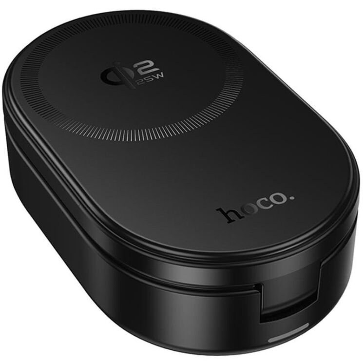 Беспроводное зарядное устройство Hoco CQ23 QI2 3 in 1 (25W) - Black: фото 3 из 6