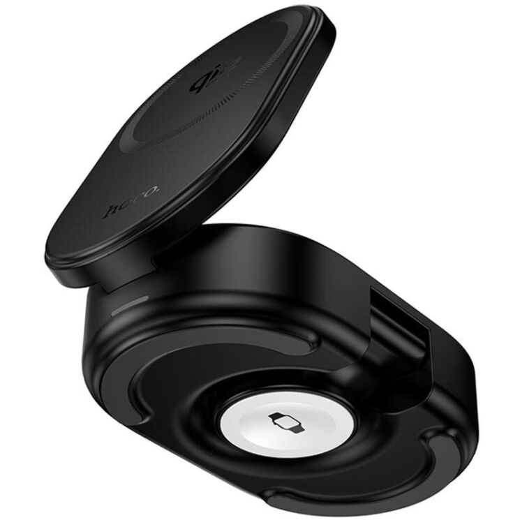 Беспроводное зарядное устройство Hoco CQ23 QI2 3 in 1 (25W) - Black: фото 4 из 6