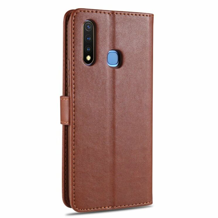 Чехол AZNS Wallet Case для VIVO Y19 - Brown: фото 3 из 13