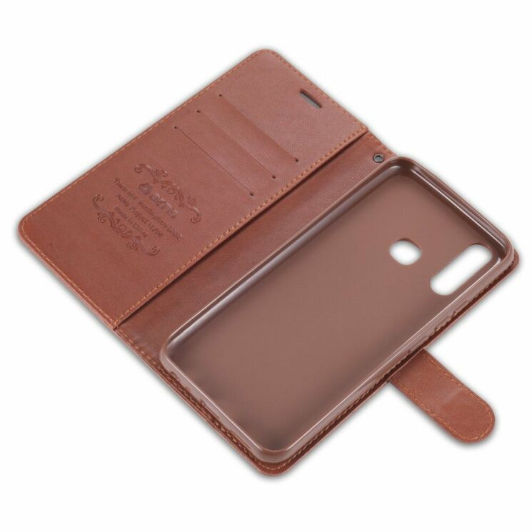 Чехол AZNS Wallet Case для VIVO Y19 - Brown: фото 9 из 13