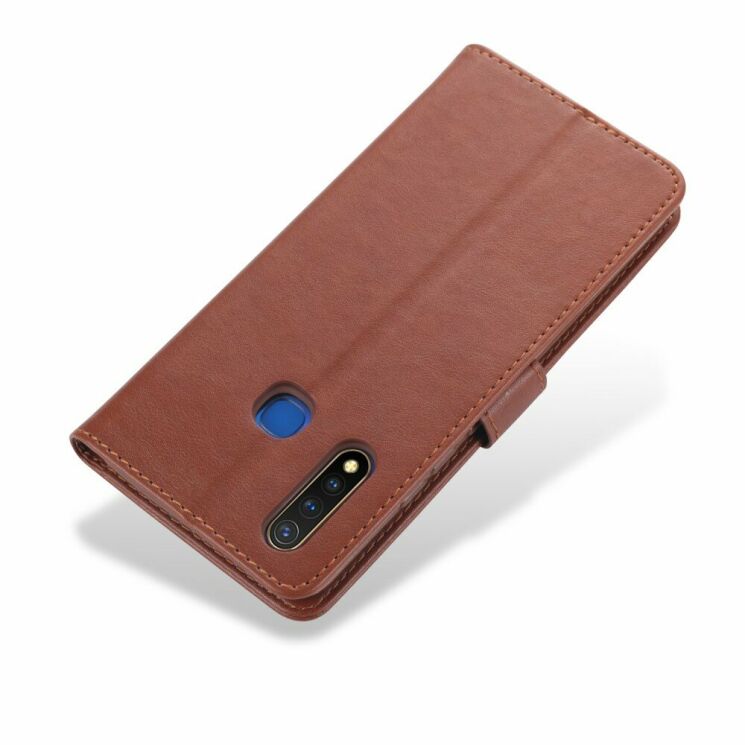Чехол AZNS Wallet Case для VIVO Y19 - Brown: фото 5 из 13
