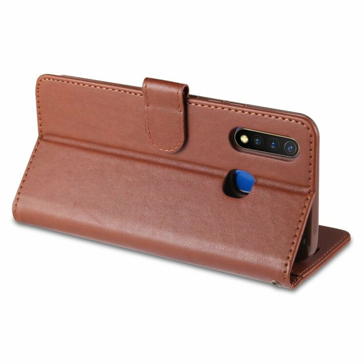 Чехол AZNS Wallet Case для VIVO Y19 - Brown: фото 7 из 13