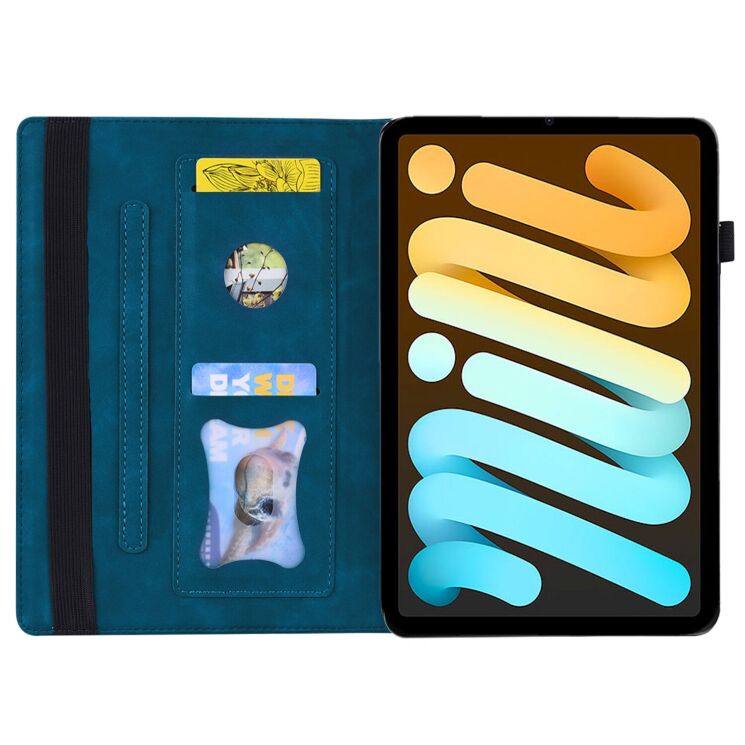 Чехол Deexe Business Style для iPad mini 8 - Blue: фото 2 из 9
