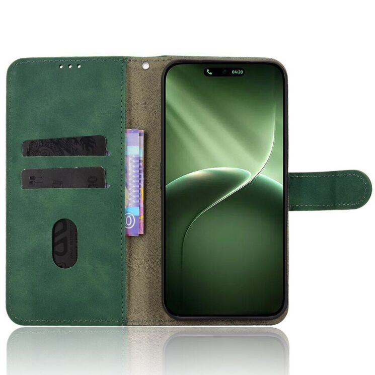 Чохол Deexe Classic Wallet для TECNO Camon 50 - Green (386332G) Чохол Deexe Classic Wallet для TECNO Camon 50 - Green: фото 2 з 7