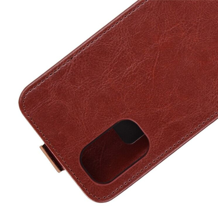 Чохол Deexe Flip Case для Realme 7 Pro - Brown: фото 2 з 9