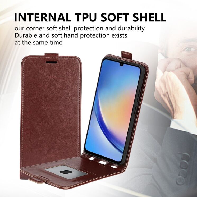 Чохол Deexe Flip Case для Samsung Galaxy A34 (A346) - Black: фото 8 з 12