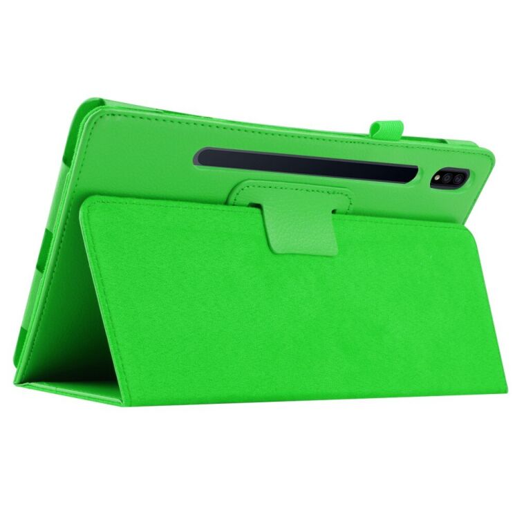 Чохол Deexe Folder Style для Samsung Galaxy Tab S7 (T870/875) / S8 (X700/706) - Green: фото 4 з 7