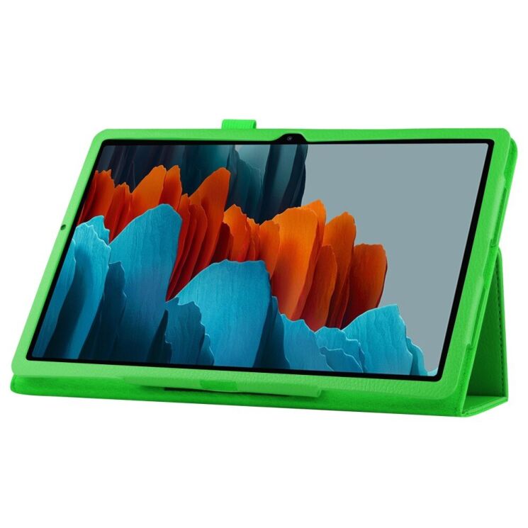 Чохол Deexe Folder Style для Samsung Galaxy Tab S7 (T870/875) / S8 (X700/706) - Green: фото 7 з 7