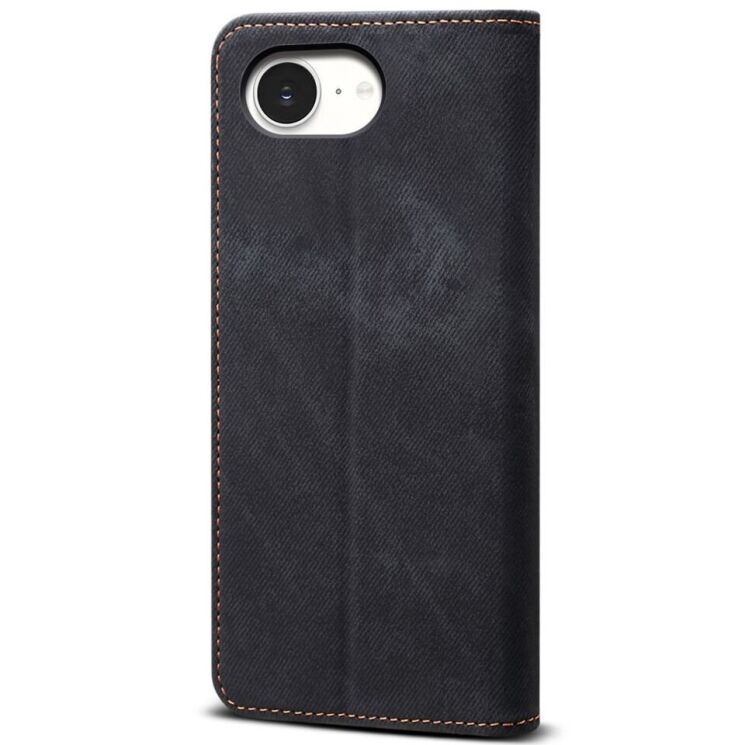Чехол Deexe Jeans Style для Apple iPhone 16e - Black: фото 6 из 7