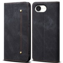 Чехол Deexe Jeans Style для iPhone 16e - Black: фото 1 из 7