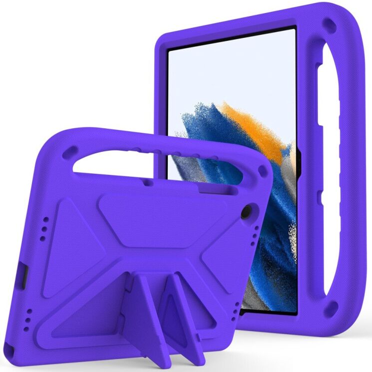 Чехол Deexe KickStand Cover для Samsung Galaxy Tab A9 Plus (X210/216) - Purple: фото 1 из 7
