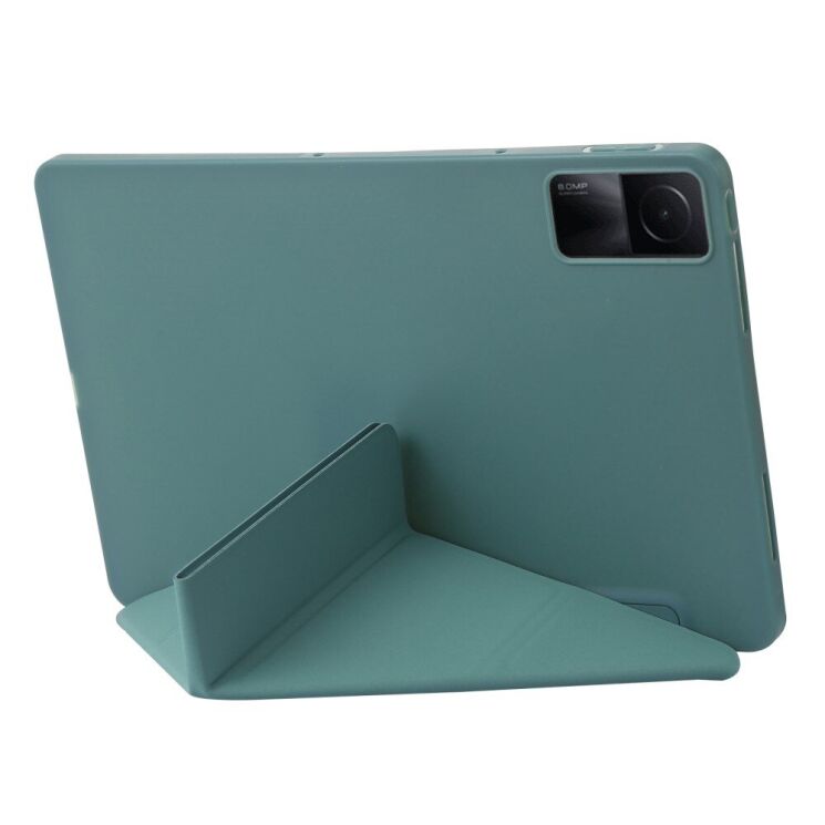 Чохол Deexe Origami Case для Xiaomi Redmi Pad - Green: фото 4 з 9