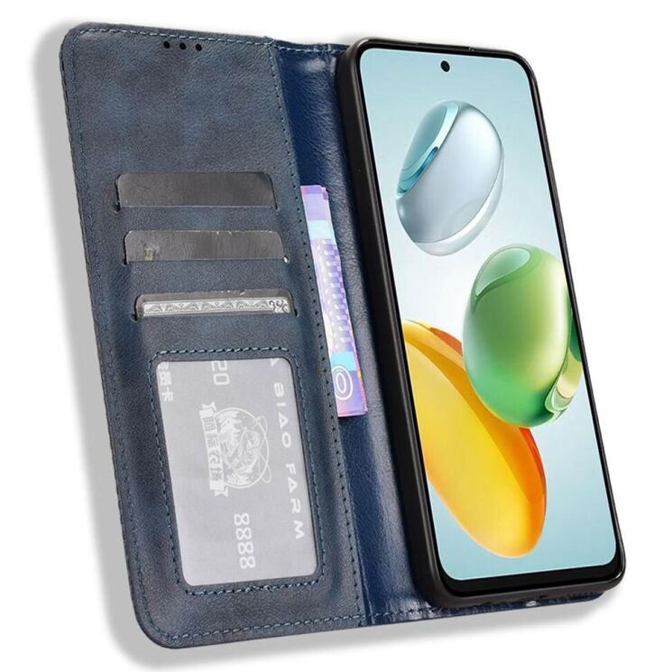 Чохол Deexe Retro Style для Honor 200 Smart - Blue: фото 2 з 7