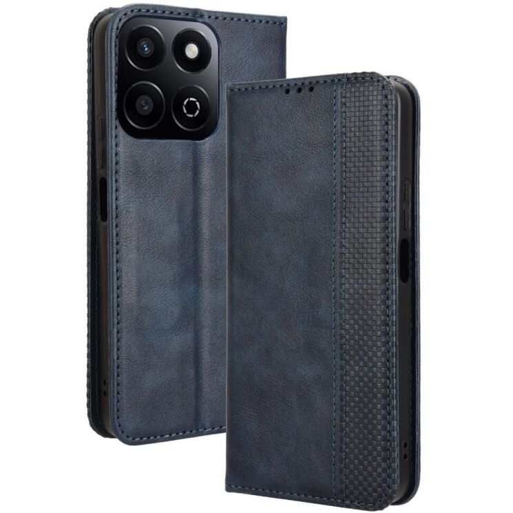 Чохол Deexe Retro Style для Honor 200 Smart - Blue: фото 1 з 7