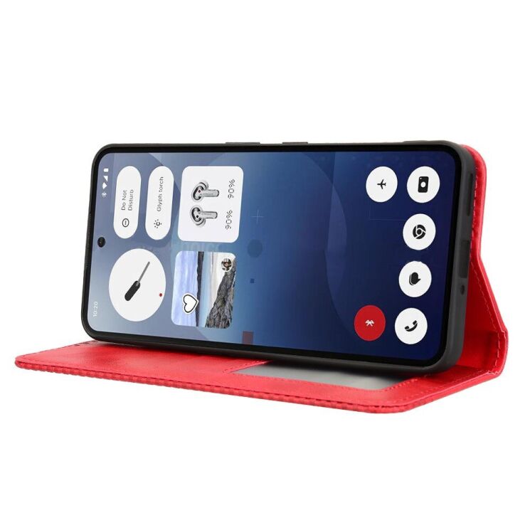Чохол Deexe Retro Style для Nothing Phone (3a) - Red: фото 6 з 19