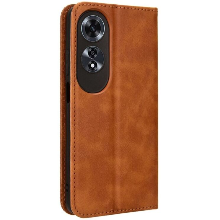 Чохол Deexe Retro Style для OPPO A60 - Brown: фото 6 з 7