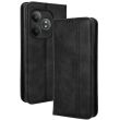 Чехол Deexe Retro Style для Realme GT Neo 6 SE / GT 6T - Black (356106B)
