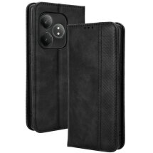 Чехол Deexe Retro Style для Realme GT Neo 6 SE / GT 6T - Black: фото 1 из 7