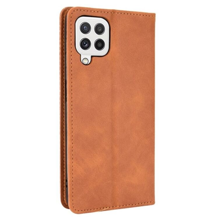 Чехол Deexe Retro Style для Samsung Galaxy A22 (A225) / M22 (M225) - Brown: фото 4 из 12