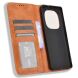 Чехол Deexe Retro Style для Xiaomi Redmi Note 14 Pro 5G / Note 14 Pro Plus / Poco X7 - Brown (373140Z). Фото 5 из 7