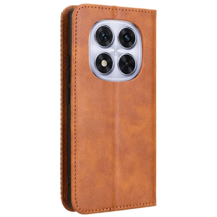 Чехол Deexe Retro Style для Xiaomi Redmi Note 14 Pro 5G / Note 14 Pro Plus / Poco X7 - Brown: фото 7 из 7