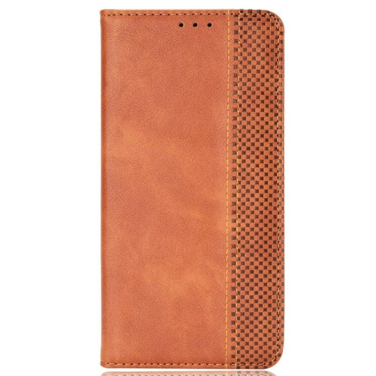 Чехол Deexe Retro Style для Xiaomi Redmi Note 14 Pro 5G / Note 14 Pro Plus / Poco X7 - Brown: фото 6 из 7