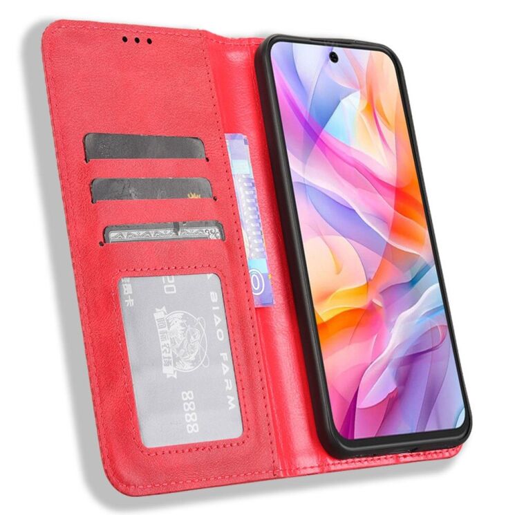 Чохол Deexe Retro Style для ZTE Nubia V70 Design - Red: фото 2 з 7