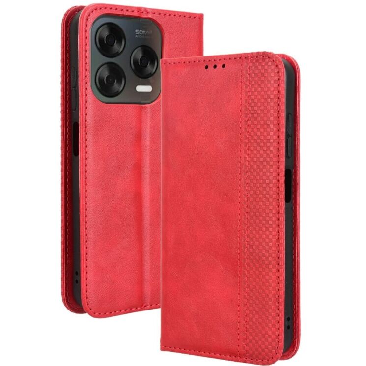Чохол Deexe Retro Style для ZTE Nubia V70 Design - Red: фото 1 з 7