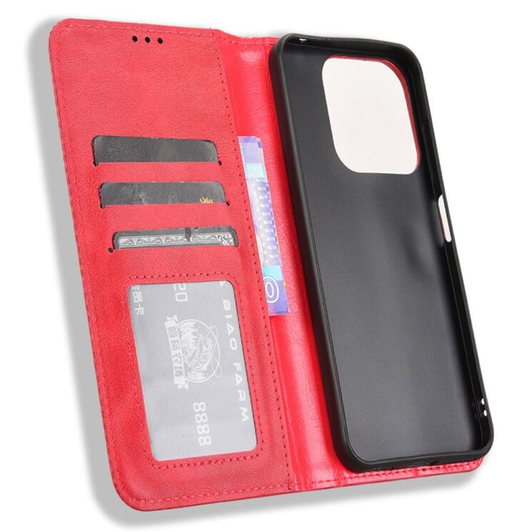Чохол Deexe Retro Style для ZTE Nubia V70 Design - Red: фото 4 з 7