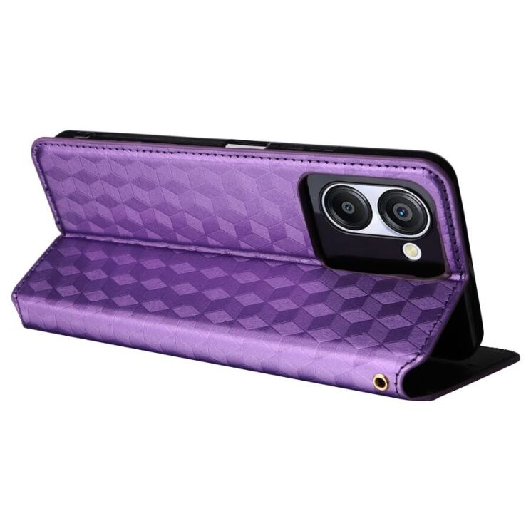 Чехол Deexe Rhombus Book для Blackview Color 8 - Purple: фото 4 из 6