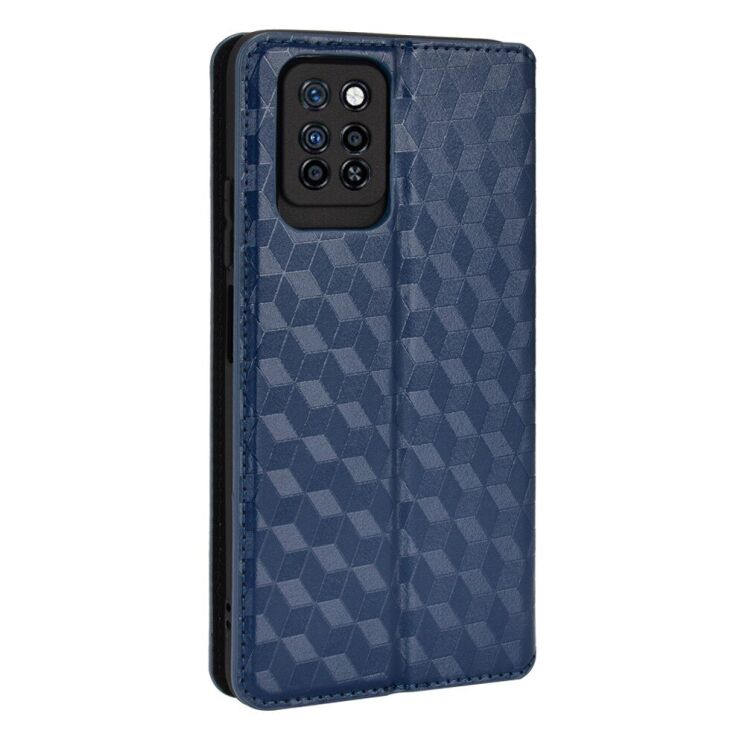 Чехол Deexe Rhombus Book для Infinix Note 10 Pro (X695C) - Blue: фото 4 из 8