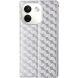 Чехол Deexe Rhombus Book для Xiaomi Redmi Note 17 Pro Max - Silver (430504S). Фото 7 из 7