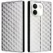 Чехол Deexe Rhombus Book для Xiaomi Redmi Note 17 Pro Max - Silver (430504S). Фото 1 из 7
