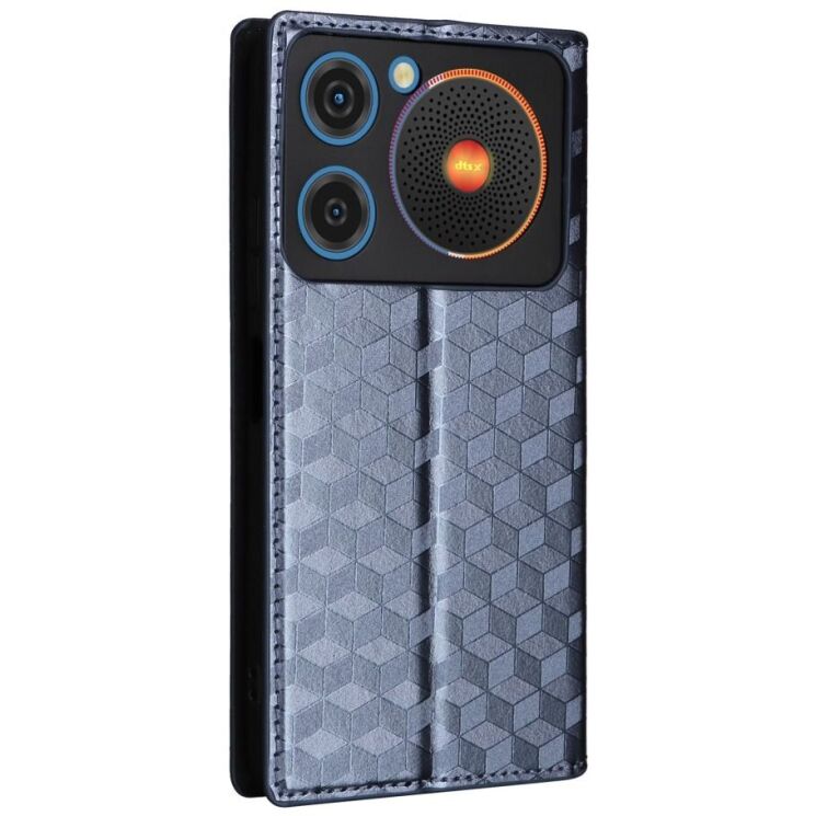 Чохол Deexe Rhombus Book для ZTE Nubia Music - Blue: фото 7 з 9