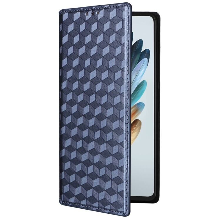 Чохол Deexe Rhombus Book для ZTE Nubia Music - Blue: фото 6 з 9