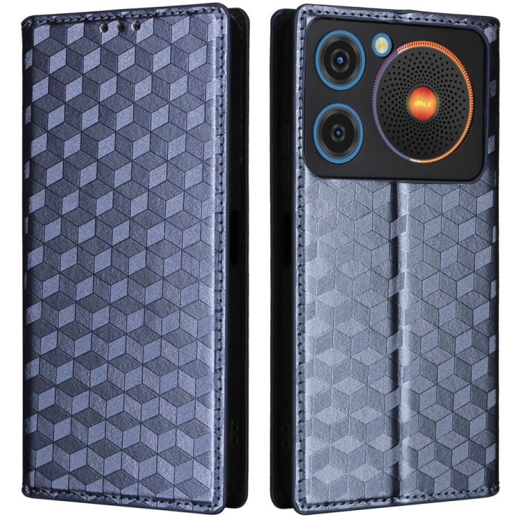 Чохол Deexe Rhombus Book для ZTE Nubia Music - Blue: фото 1 з 9