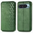 Чехол Deexe Rhombus Wallet для Google Pixel 11 / 11 Pro - Green (425517G)